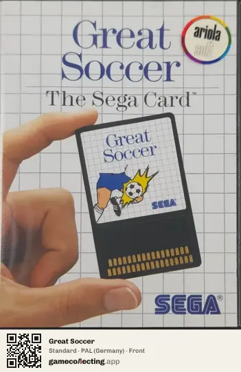 Great Soccer Sega Master System, Germany box front