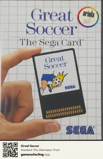 Great Soccer Sega Master System, Germany box front