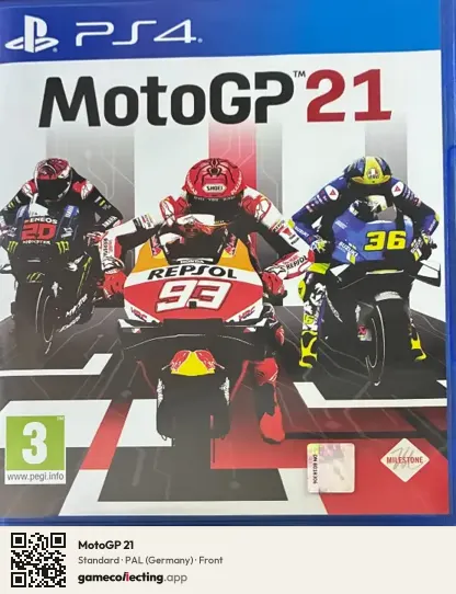 MotoGP 21 PlayStation 4, Germany box front