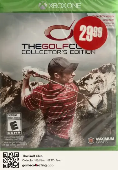 The Golf Club Xbox One, NTSC box front