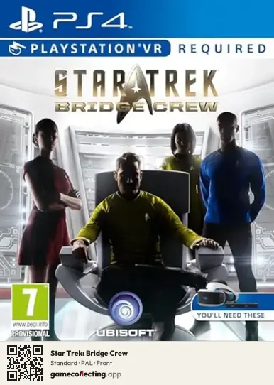 Star Trek: Bridge Crew PlayStation 4, PAL box front