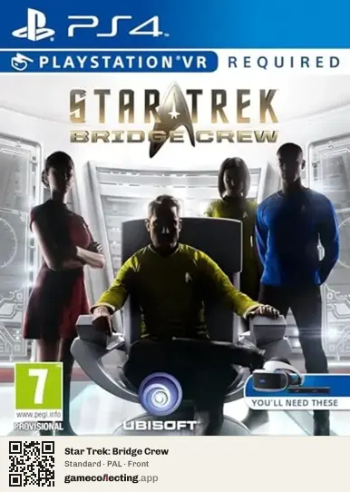 Star Trek: Bridge Crew PlayStation 4, PAL box front