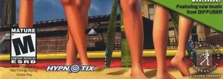 Outlaw Volleyball, the ESRB box on its front