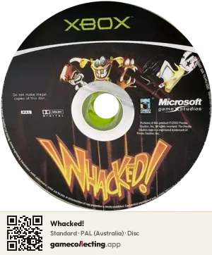Whacked! Xbox, PAL disc