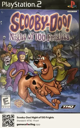 Scooby-Doo! Night of 100 Frights PlayStation 2, NTSC box front