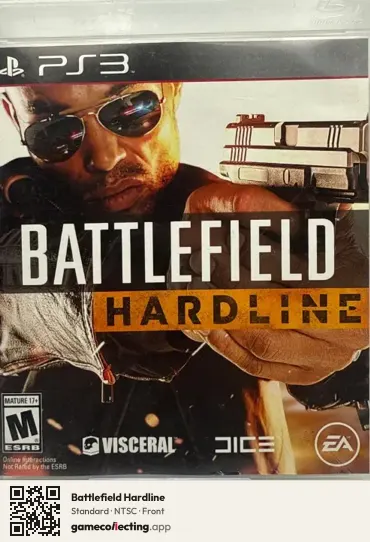 Battlefield Hardline PlayStation 3, NTSC box front