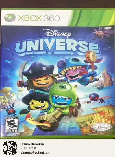 Disney Universe Xbox 360, NTSC box front