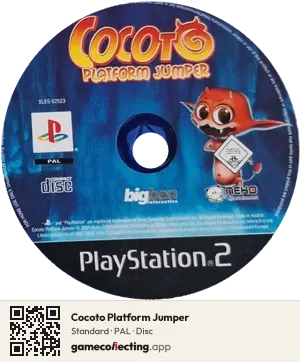 Cocoto Platform Jumper PlayStation 2, PAL disc