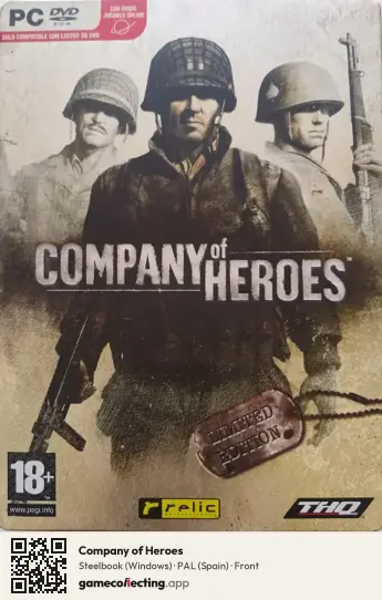 Company of Heroes Computer, Spain box front