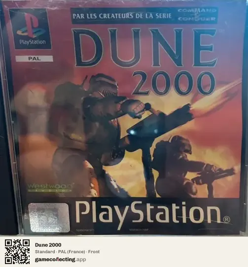 Dune 2000 PlayStation, France box front