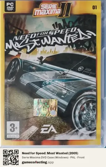Need for Speed: Most Wanted (2005) Computer, PAL box front