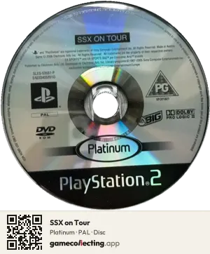 SSX on Tour PlayStation 2, PAL disc