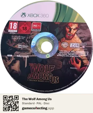 The Wolf Among Us Xbox 360, PAL disc