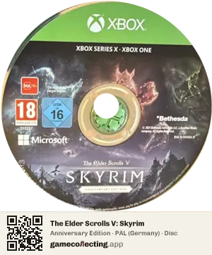 The Elder Scrolls V: Skyrim Xbox Series X, PAL disc