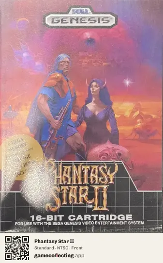 Phantasy Star II Sega Mega Drive / Genesis, NTSC box front