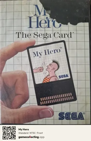 My Hero Sega Master System, NTSC box front
