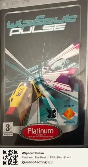Wipeout Pulse PlayStation Portable, PAL box front