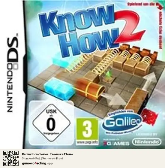 Brainstorm Series: Treasure Chase Nintendo DS, Germany box front