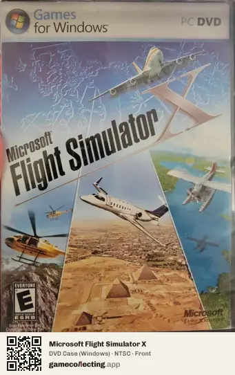 Microsoft Flight Simulator X Computer, NTSC box front