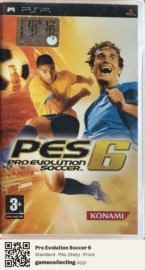 Pro Evolution Soccer 6 PlayStation Portable, Italy box front