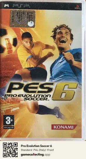 Pro Evolution Soccer 6 PlayStation Portable, Italy box front