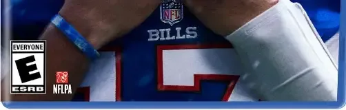 Madden NFL 24, the ESRB box on its front