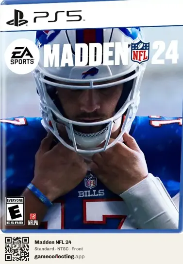 Madden NFL 24 PlayStation 5, NTSC box front