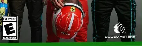 F1 22, the ESRB box on its front