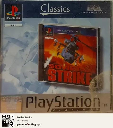 Soviet Strike PlayStation, PAL box front