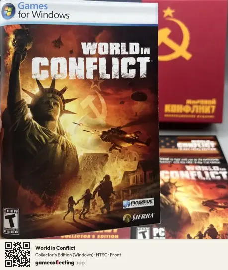 World in Conflict Computer, NTSC box front