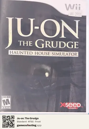 Ju-on: The Grudge Nintendo Wii, NTSC box front