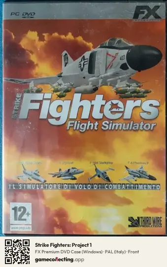 Strike Fighters: Project 1 Computer, Italy box front