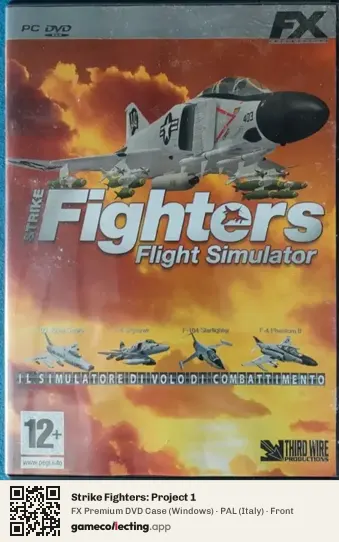 Strike Fighters: Project 1 Computer, Italy box front