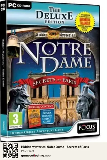 Hidden Mysteries: Notre Dame - Secrets of Paris Computer, PAL box front