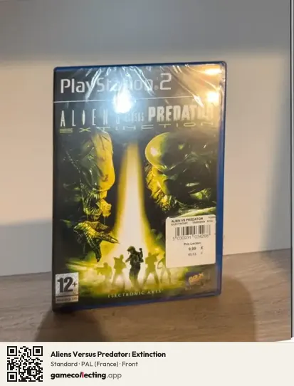 Aliens Versus Predator: Extinction PlayStation 2, France box front