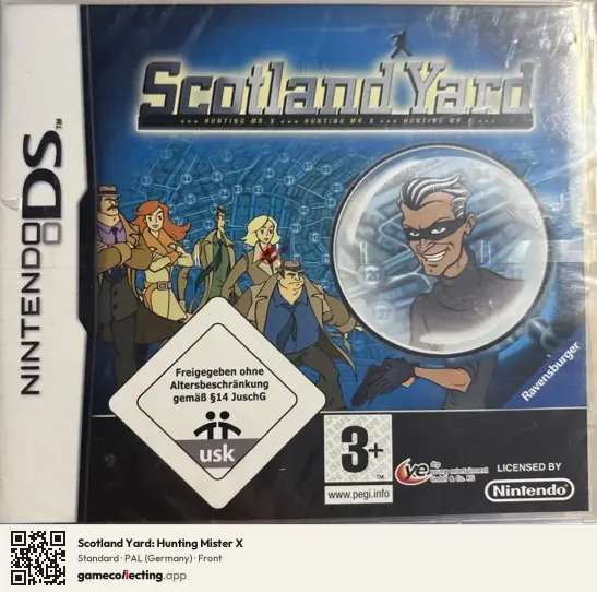 Scotland Yard: Hunting Mister X Nintendo DS, Germany box front