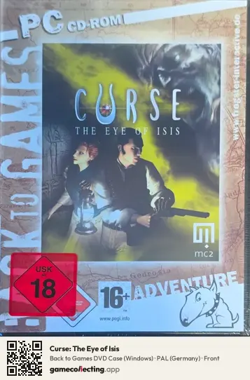 Curse: The Eye of Isis Computer, Germany box front