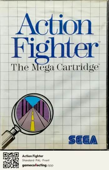 Action Fighter Sega Master System, PAL box front