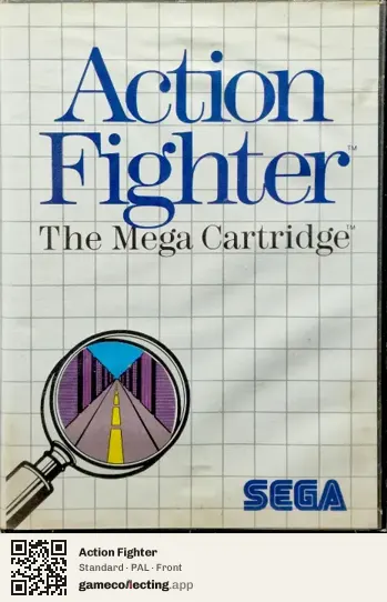 Action Fighter Sega Master System, PAL box front
