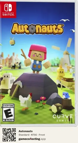 Autonauts Nintendo Switch, NTSC box front