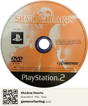 Shadow Hearts PlayStation 2, PAL disc