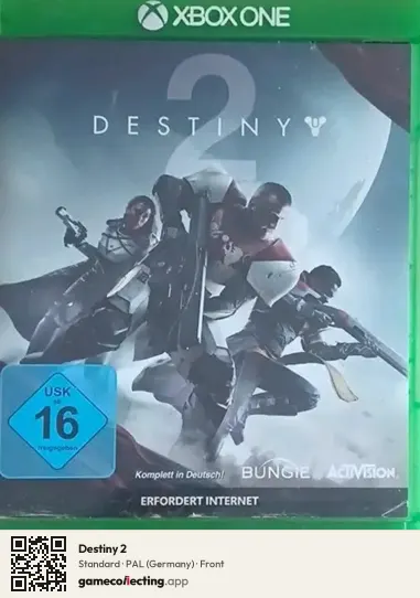 Destiny 2 Xbox One, Germany box front