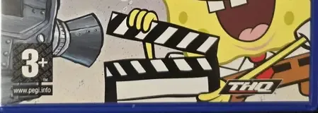 SpongeBob SquarePants: Lights, Camera, Pants!, the PEGI square on its front