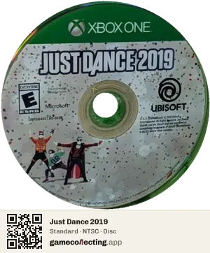Just Dance 2019 Xbox One, NTSC disc