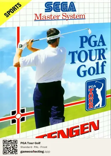 PGA Tour Golf Sega Master System, PAL box front