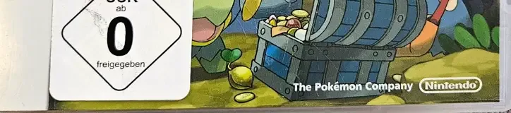 Pokémon Mystery Dungeon: Explorers of Time, the USK square on its front