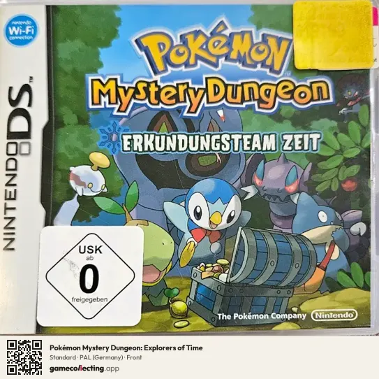Pokémon Mystery Dungeon: Explorers of Time Nintendo DS, Germany box front