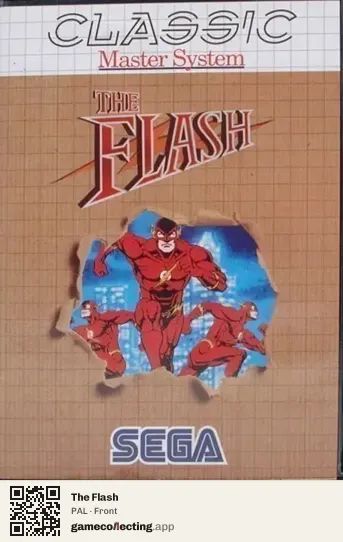 The Flash Sega Master System, PAL box front
