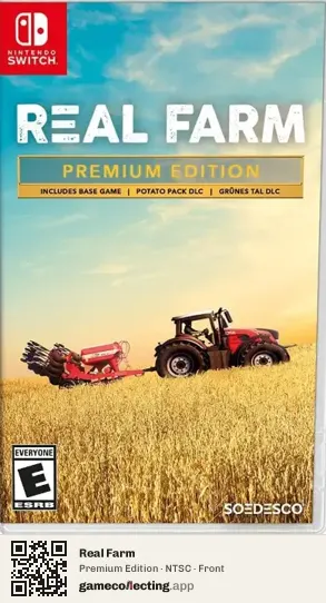 Real Farm Nintendo Switch, NTSC box front