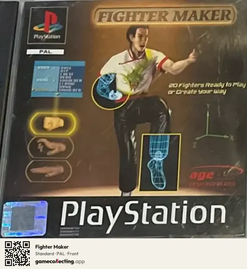 Fighter Maker PlayStation, PAL box front
